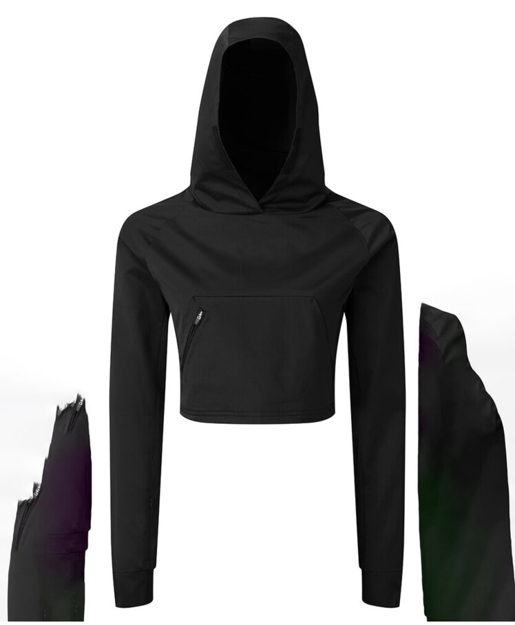 Women's TriDri® cropped jacket Thumbnail