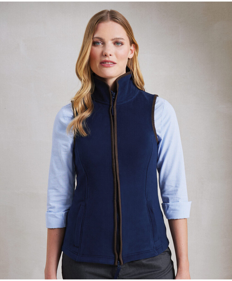 Women’s artisan fleece gilet Thumbnail