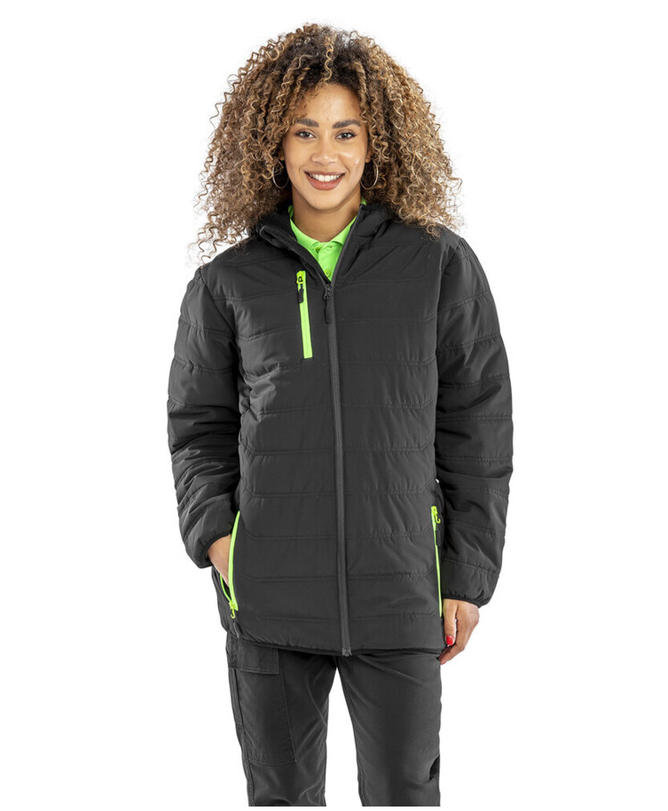 Recycled compass padded winter jacket Thumbnail