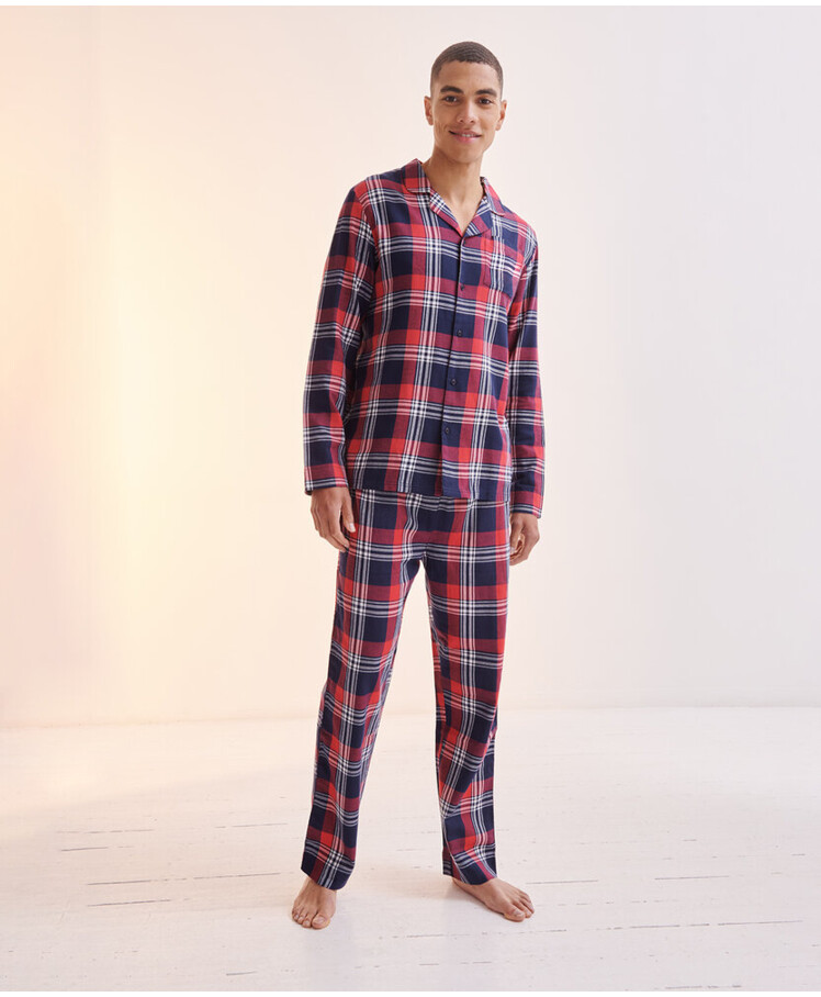 Men's tartan lounge Set Thumbnail