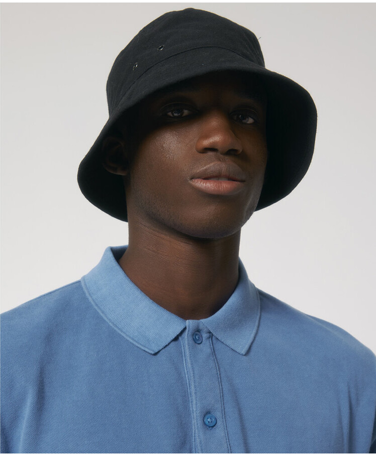 Bucket hat with metal eyelets (STAU893) Thumbnail