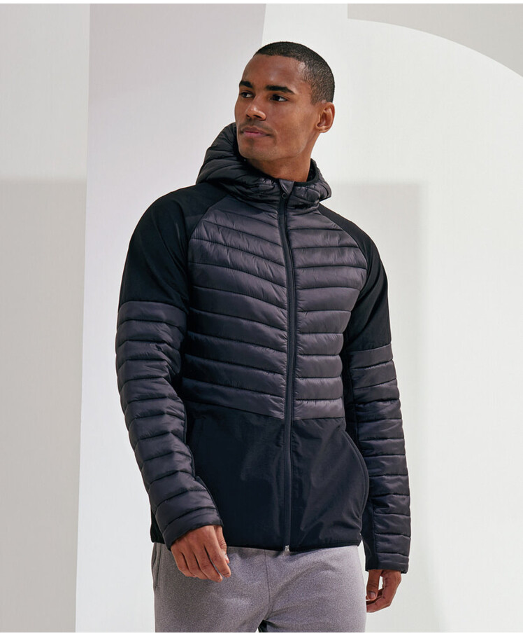 Men's TriDri® insulated hybrid jacket Thumbnail