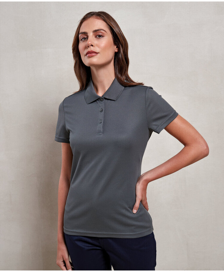 Women’s Spun Dyed Recycled Polo Shirt Thumbnail