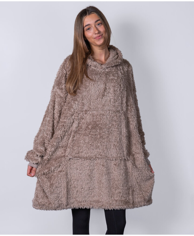 The Ribbon teddy bear fabric hoodie Thumbnail