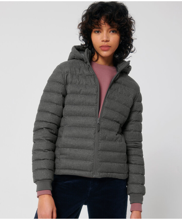 Stella Voyager wool-like padded jacket (STJW897) Thumbnail