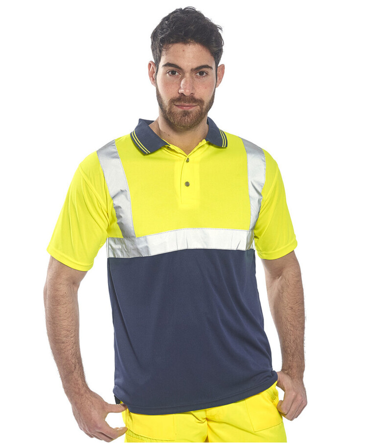 Two-tone polo (S479) Thumbnail