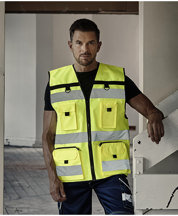 Hi-vis ripstop tool vest (HVW108) Thumbnail