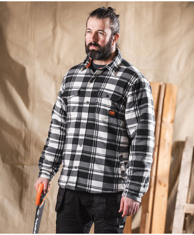 Worker padded checked shirt Thumbnail
