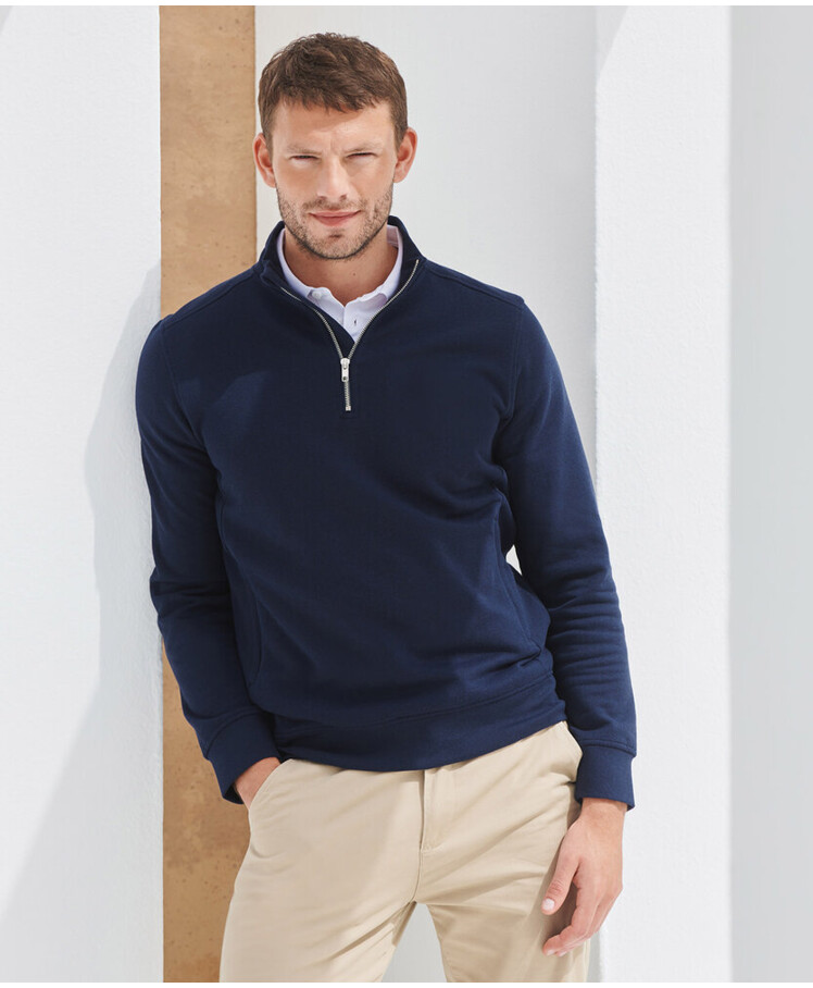 Unisex sustainable ¼-zip sweatshirt Thumbnail