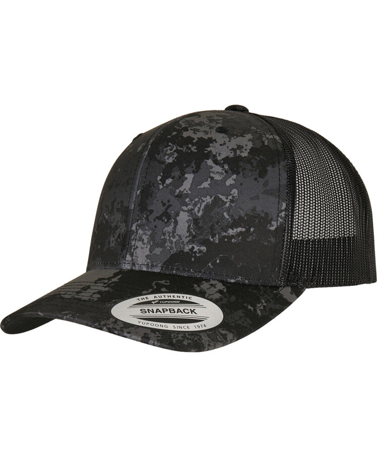 YP Classics® Veil Camo™ retro trucker cap (6606VC) Thumbnail