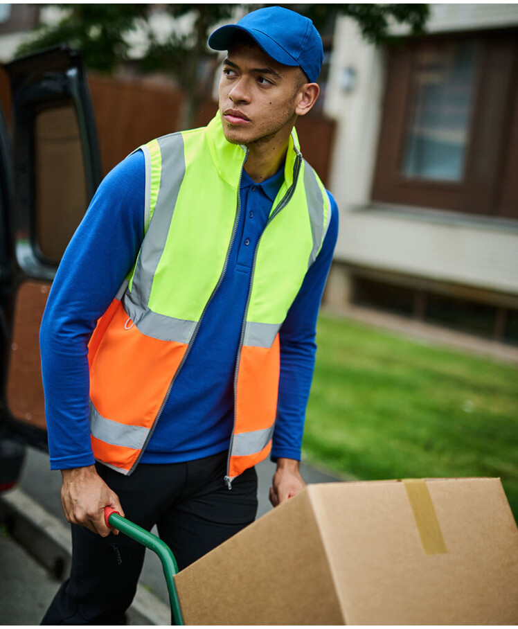 Pro hi-vis full-zip gilet Thumbnail