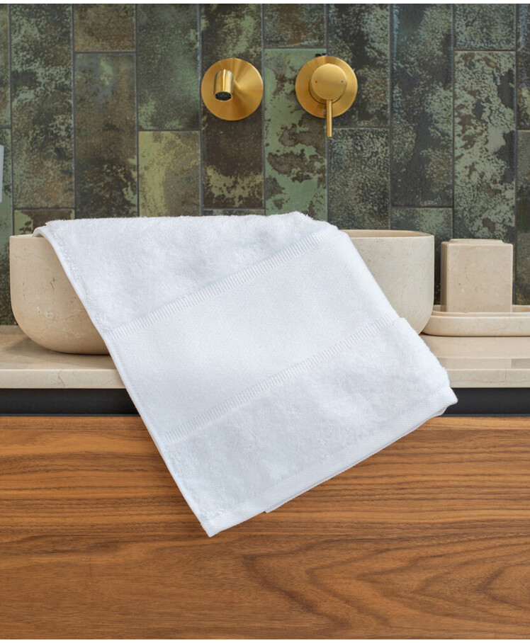 Organic hand towel with printable border Thumbnail