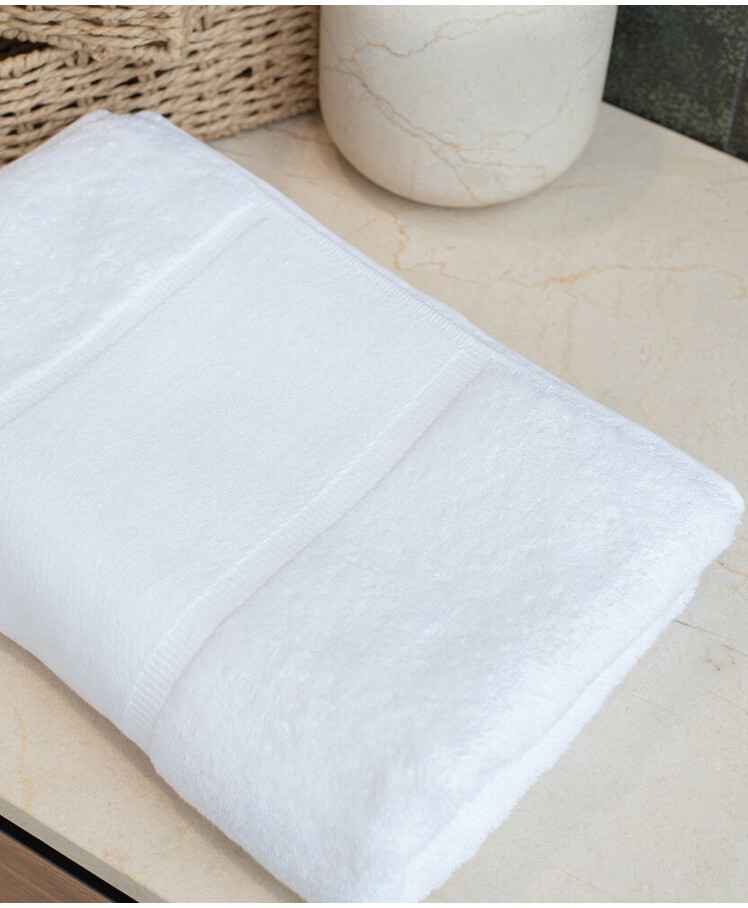 Organic bath towel with printable border Thumbnail