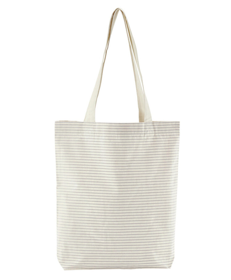 Striped organic cotton tote Thumbnail