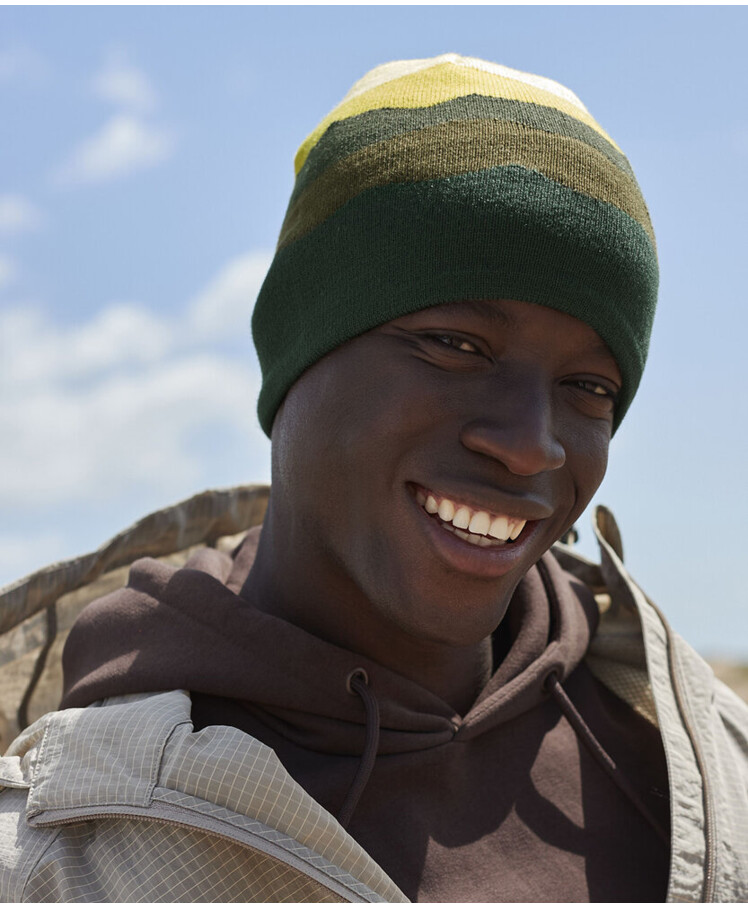 Mountain peaks pull-on beanie Thumbnail