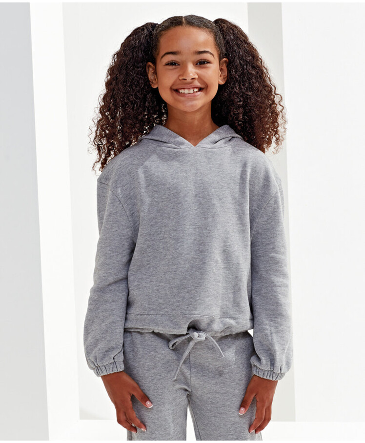 Kids TriDri® recycled cropped oversize hoodie Thumbnail