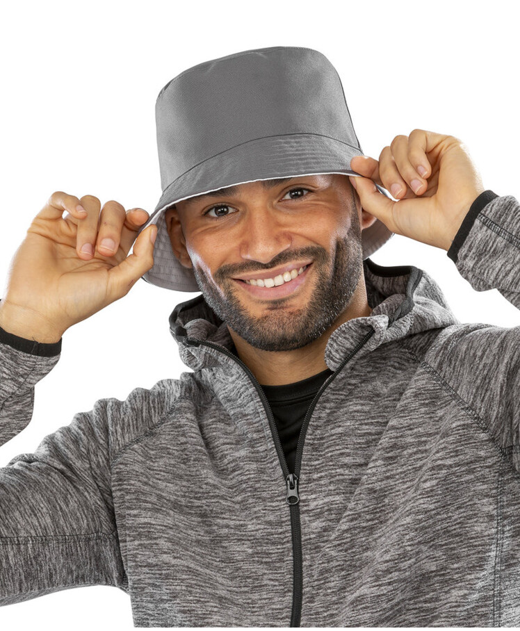 Core recycled reversible bucket hat Thumbnail