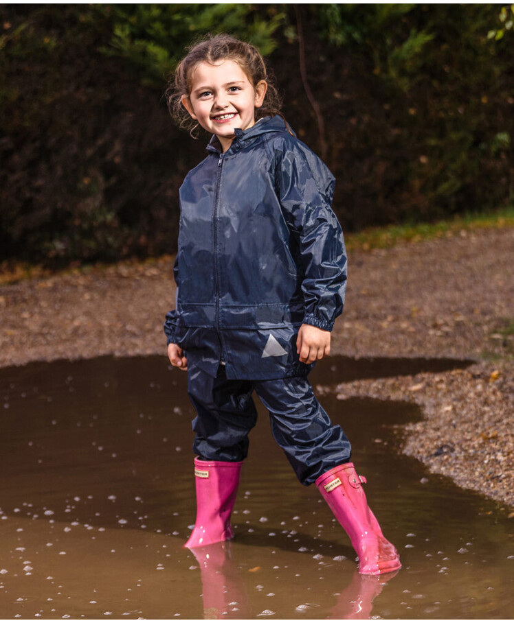 Junior waterproof jacket and trouser set Thumbnail