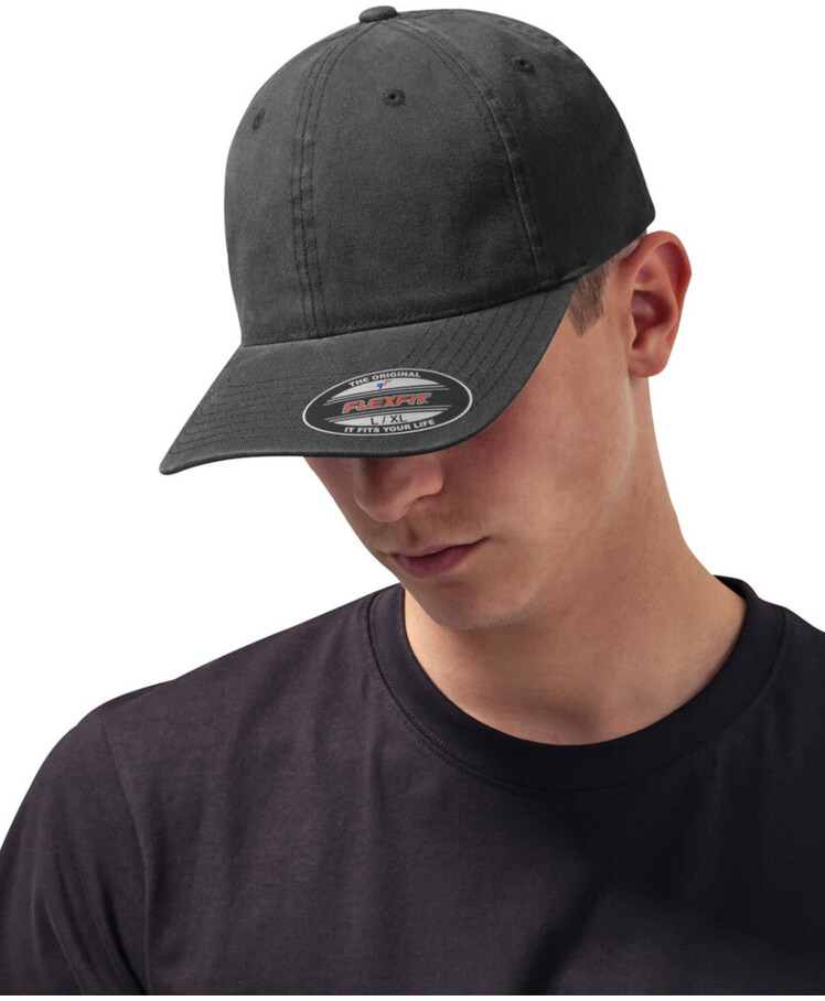 Flexfit garment washed cotton dad hat (6997) Thumbnail