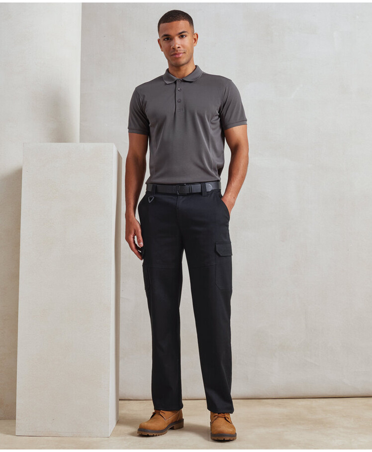 Stretchchecker work cargo trousers Thumbnail