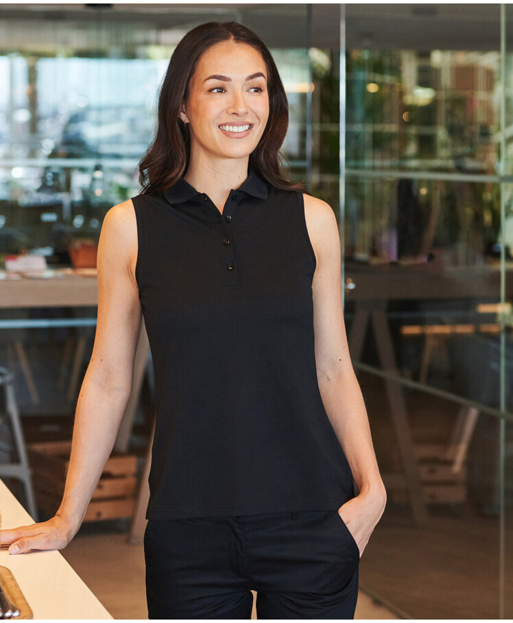 Women’s sleeveless Coolplus® polo shirt Thumbnail