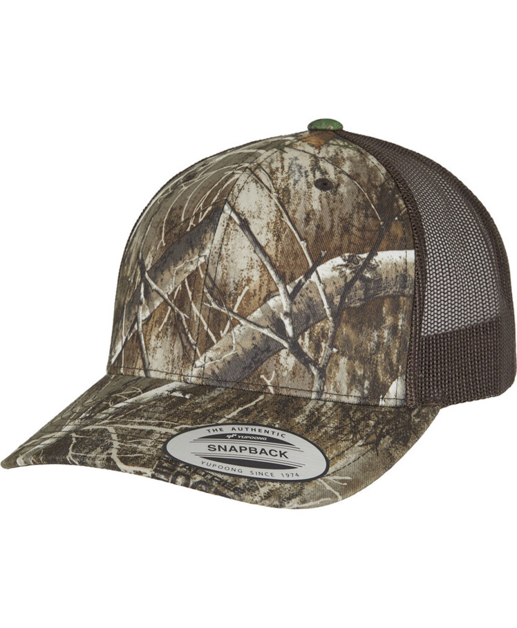 YP Classics® RealTree camo retro trucker cap (6606RC) Thumbnail