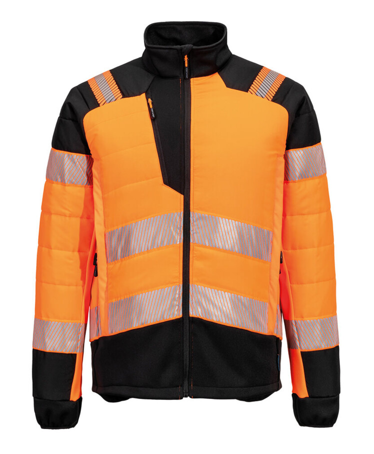 PW3 Hi-vis hybrid baffle jacket (T170) Thumbnail