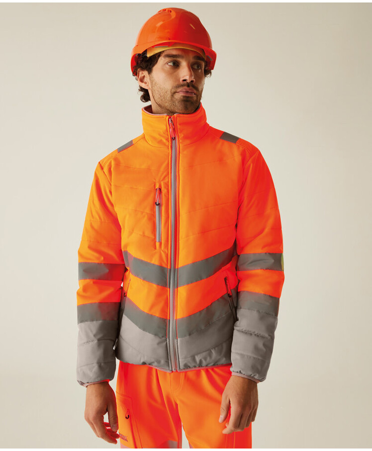 Hi-vis two-tone thermal jacket Thumbnail