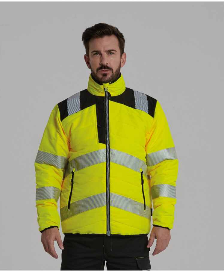PW3 Hi-vis baffle jacket (PW371) Thumbnail