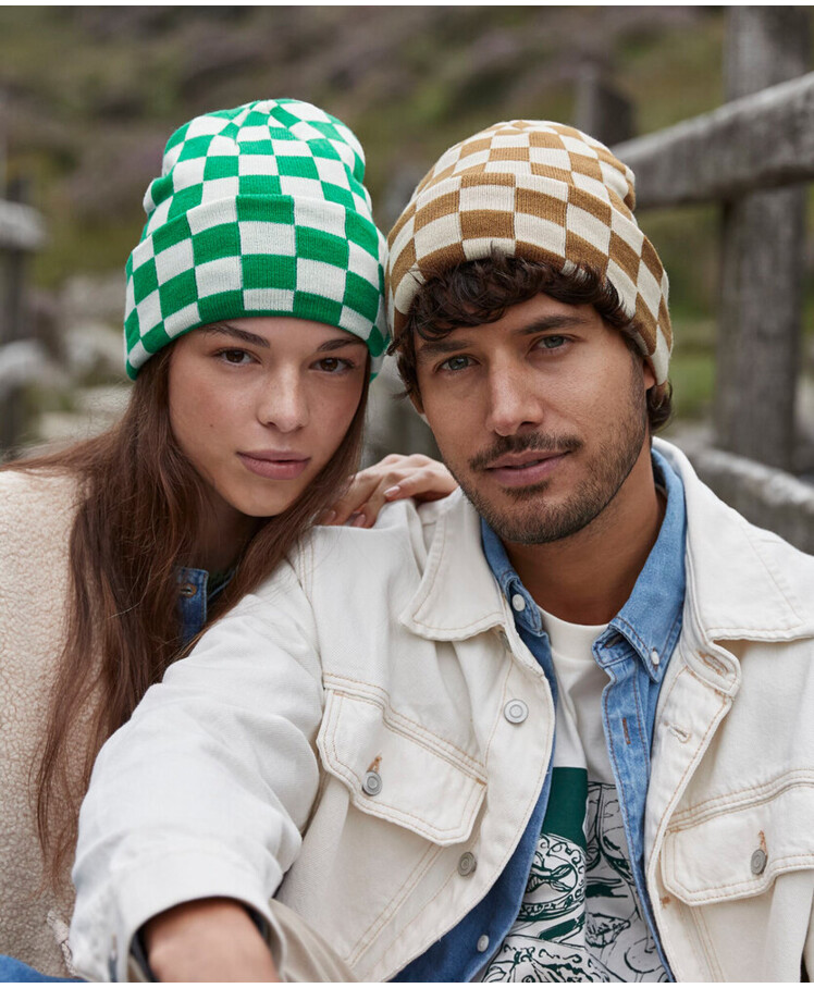 Checkerboard beanie Thumbnail