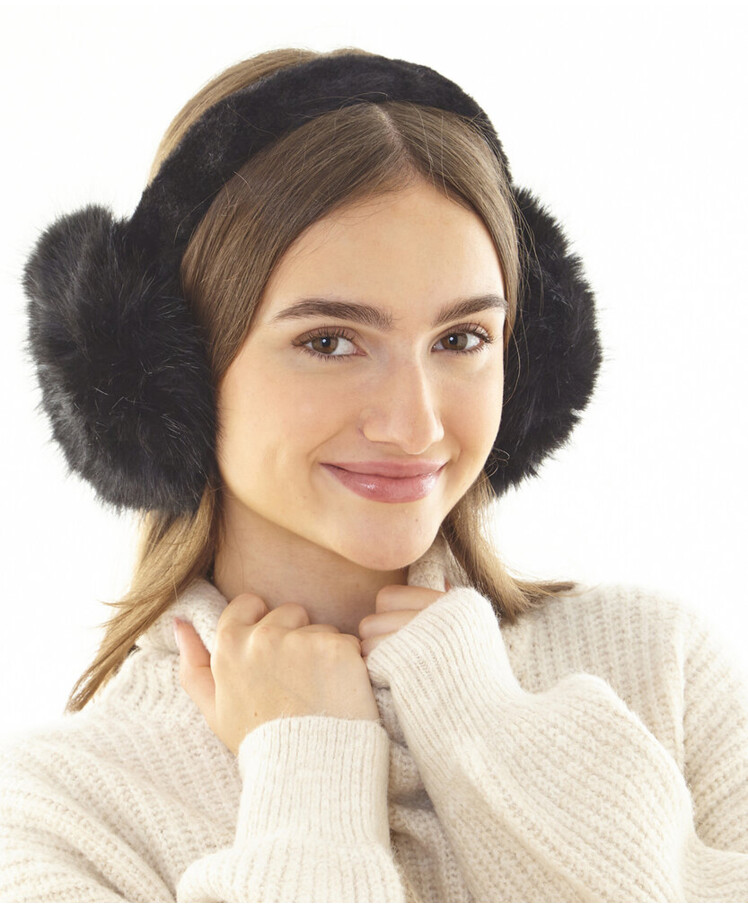 Luxury fur ear muffs Thumbnail