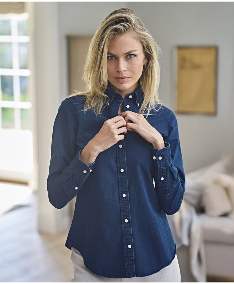 Women’s casual twill shirt (4003) Thumbnail