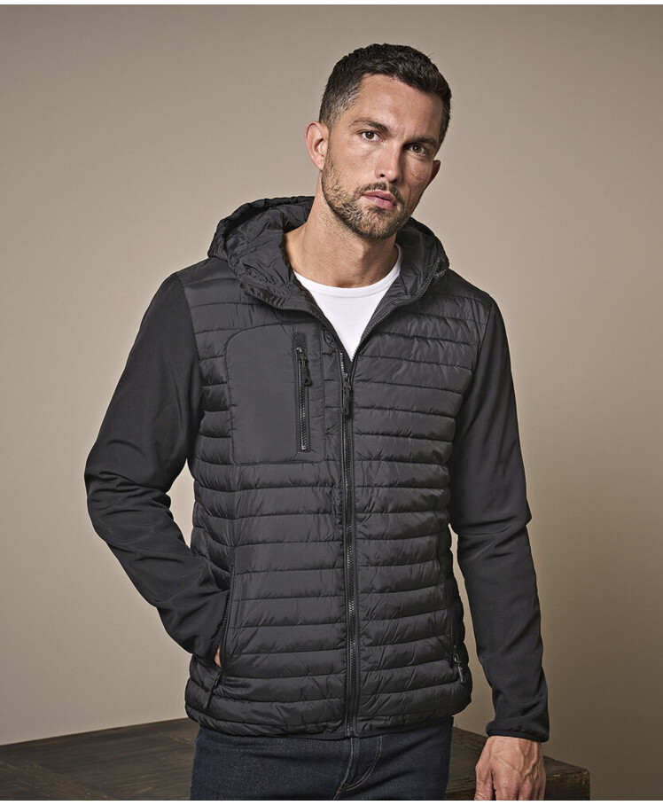 Hooded crossover jacket (9628) Thumbnail