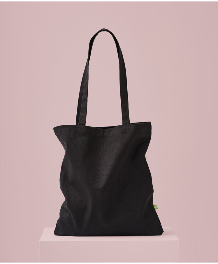 Premium organic canvas shopper long handle Thumbnail