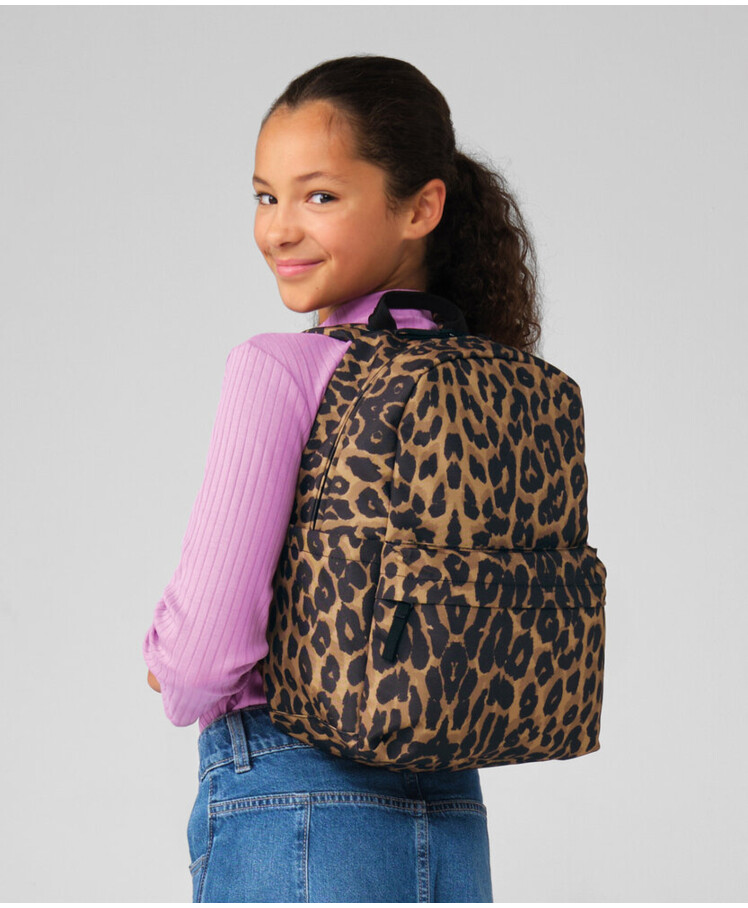 Leopard print mini backpack Thumbnail