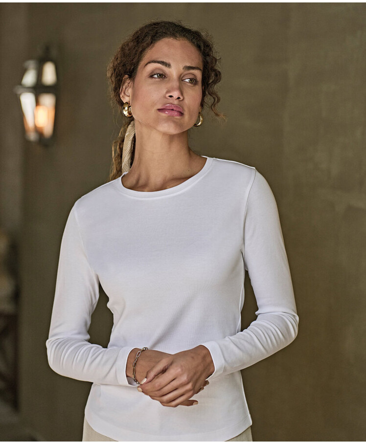 Women’s long sleeve interlock tee (590) Thumbnail