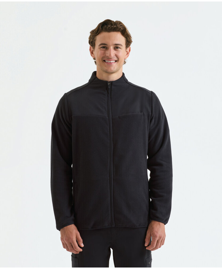 'Agility' men's panelled fleece jacket Thumbnail
