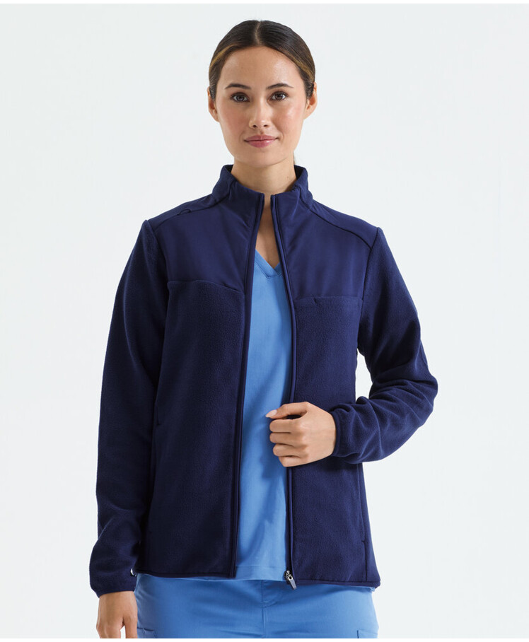 'Agility' women's panelled fleece jacket Thumbnail