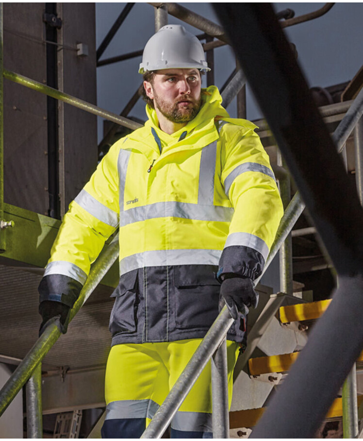 High-visibility waterproof jacket Thumbnail