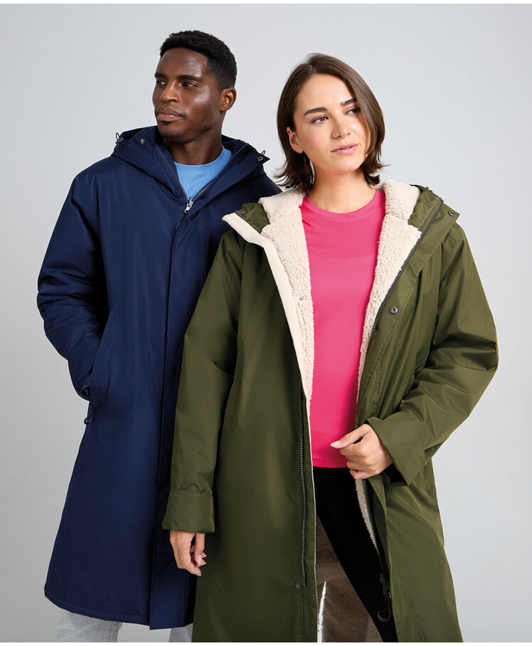 TriDri® Recycled all-seasons waterproof longline robe Thumbnail