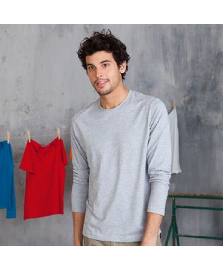 Men's long-sleeved crew neck T-shirt Thumbnail
