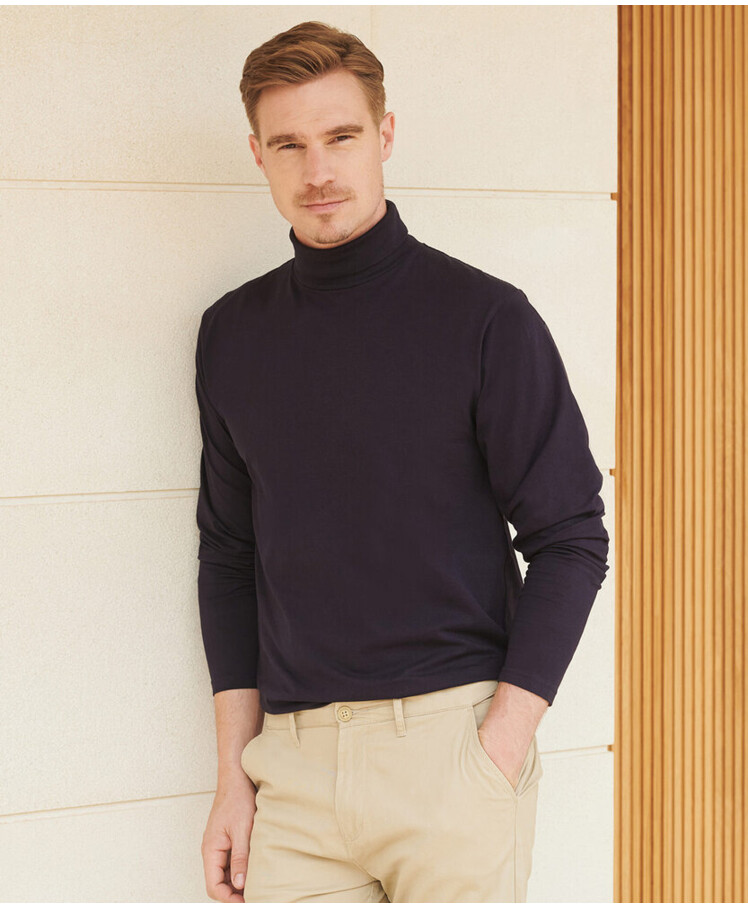 Long sleeve roll neck top Thumbnail