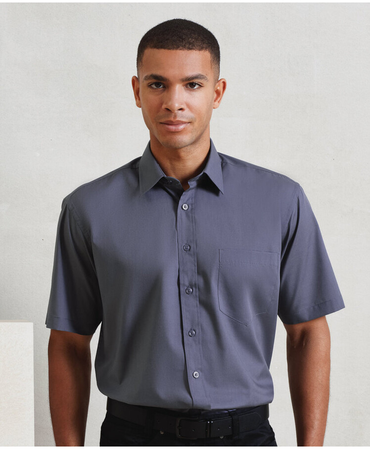 Short sleeve poplin shirt Thumbnail