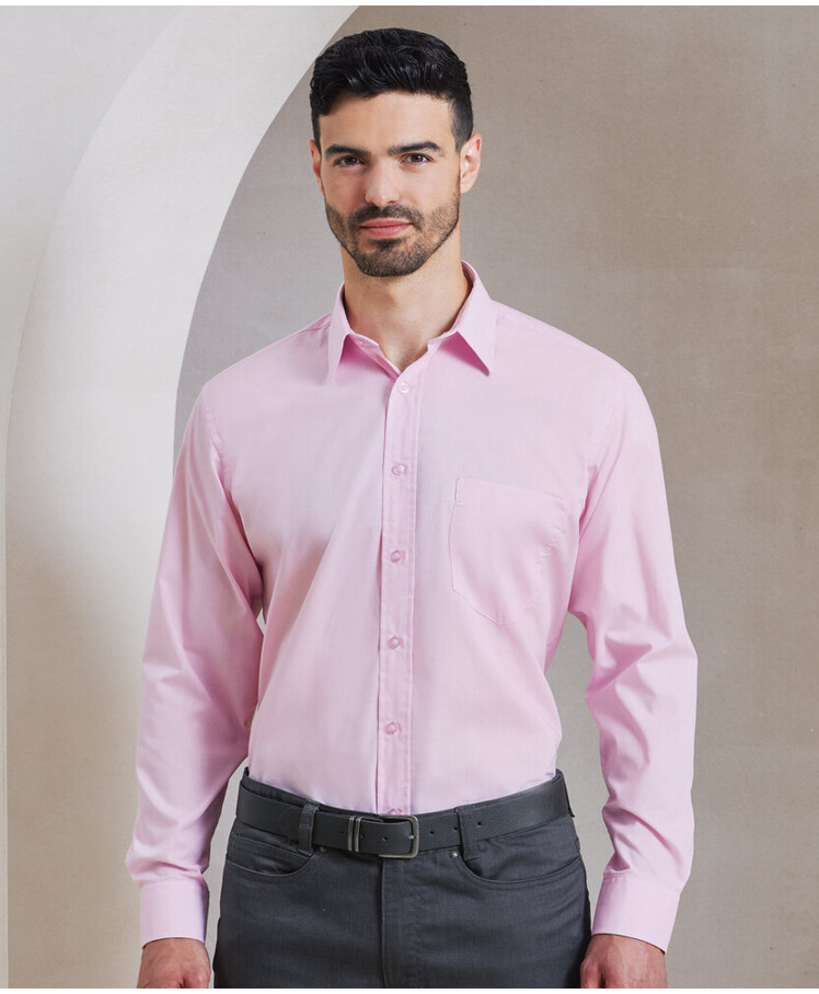 Long sleeve poplin shirt Thumbnail