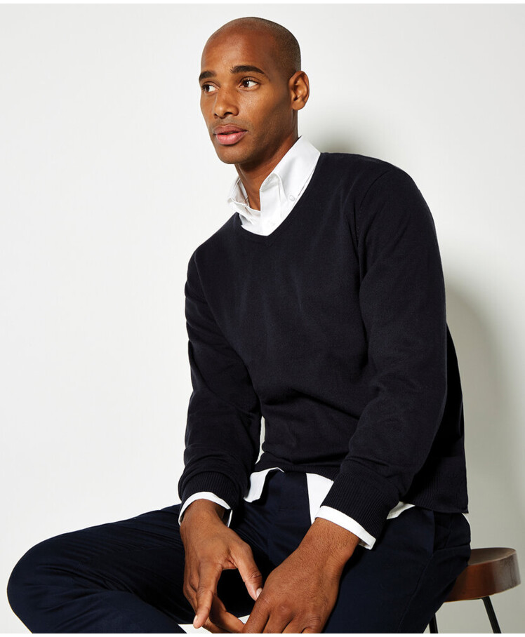 Arundel v-neck sweater long sleeve (classic fit) Thumbnail