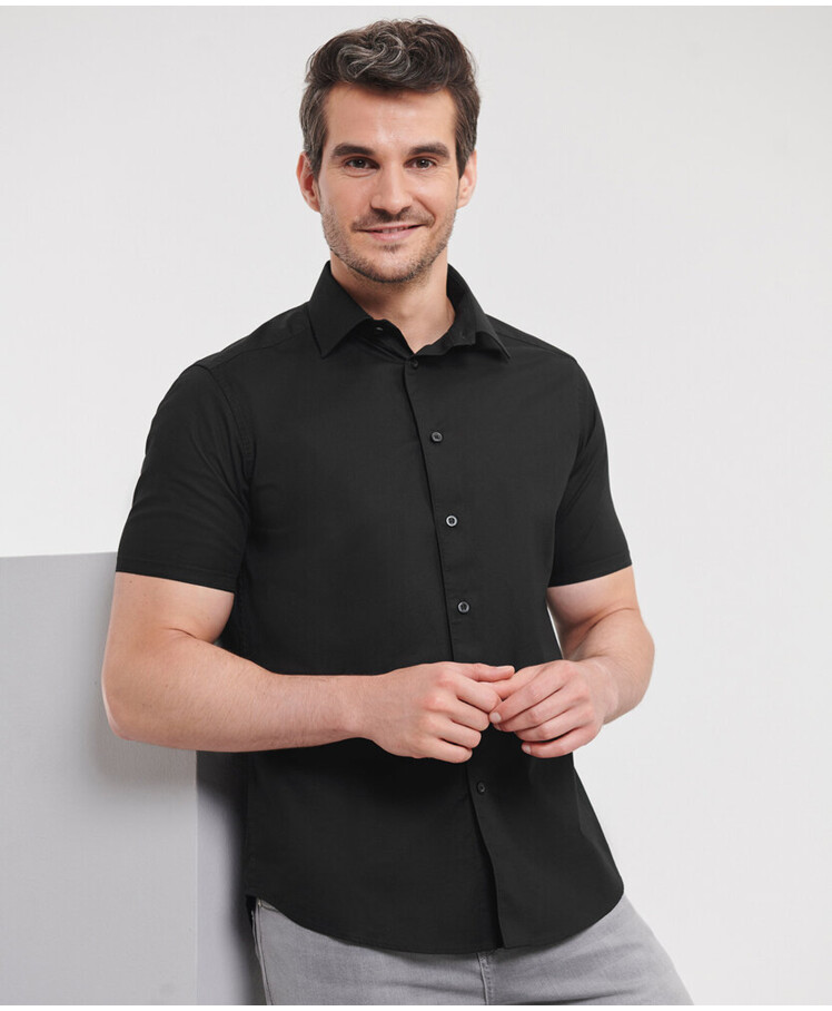 Short sleeve easycare fitted shirt Thumbnail