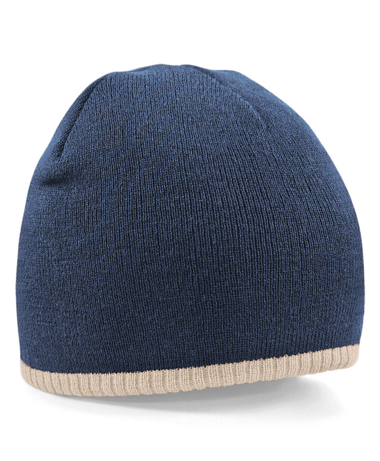 Two-tone pull-on beanie Thumbnail