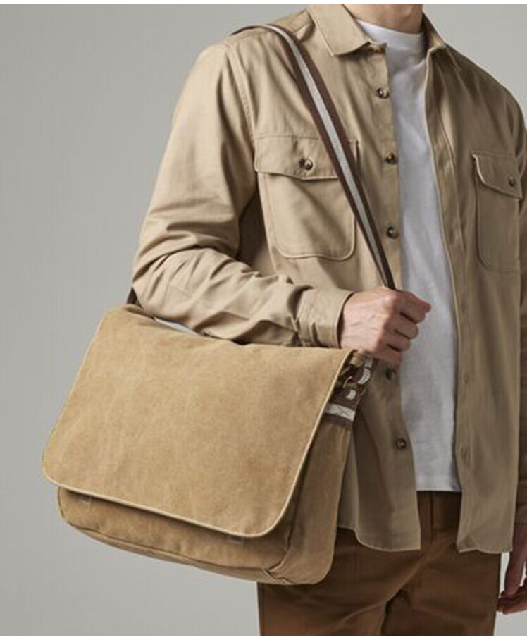 Vintage canvas despatch bag Thumbnail