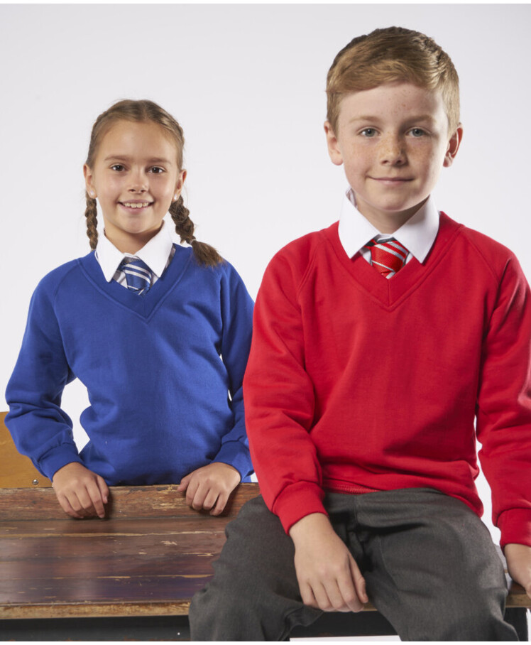 Kids Coloursure™ v-neck sweatshirt Thumbnail