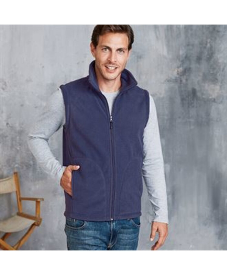 Luca men's microfleece gilet Thumbnail